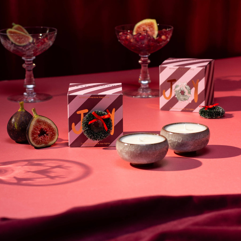 Sparkle Season: Joy Tea Lights (Box of 2) - Spiced Clementine